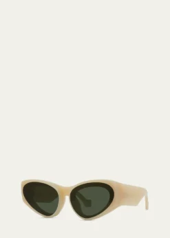 Loewex Paula's Ibiza Cat-Eye Acetate Sunglasses