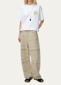 Loewex Paula's Ibiza Cotton Boxy Fit Anagram T-Shirt