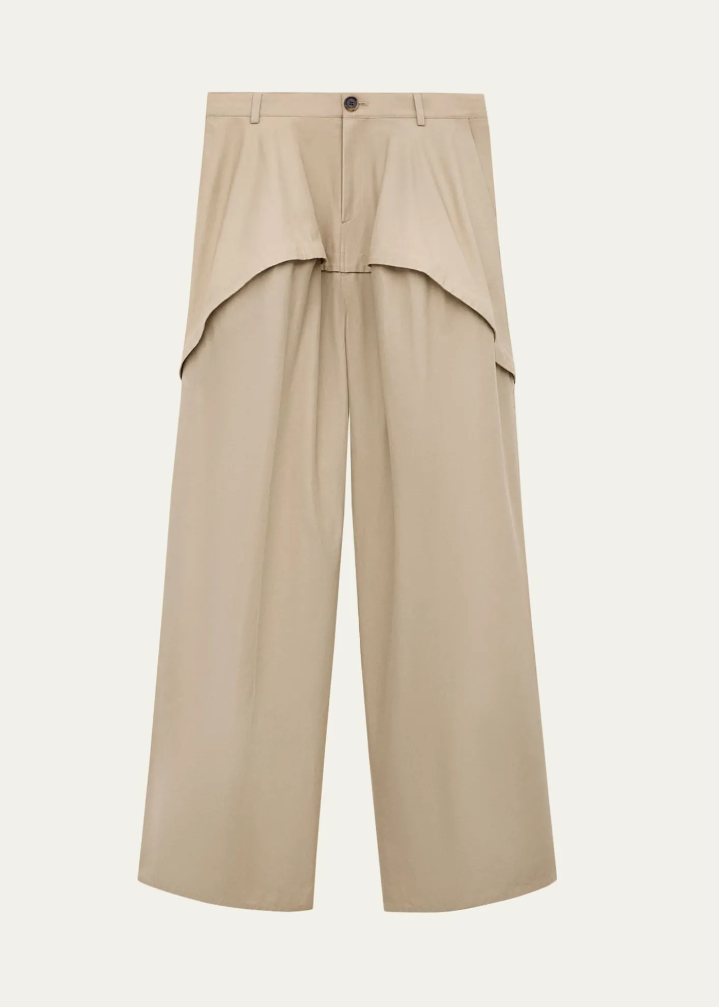 Loewex Paula's Ibiza Layered Yoke Wide-Leg Trousers