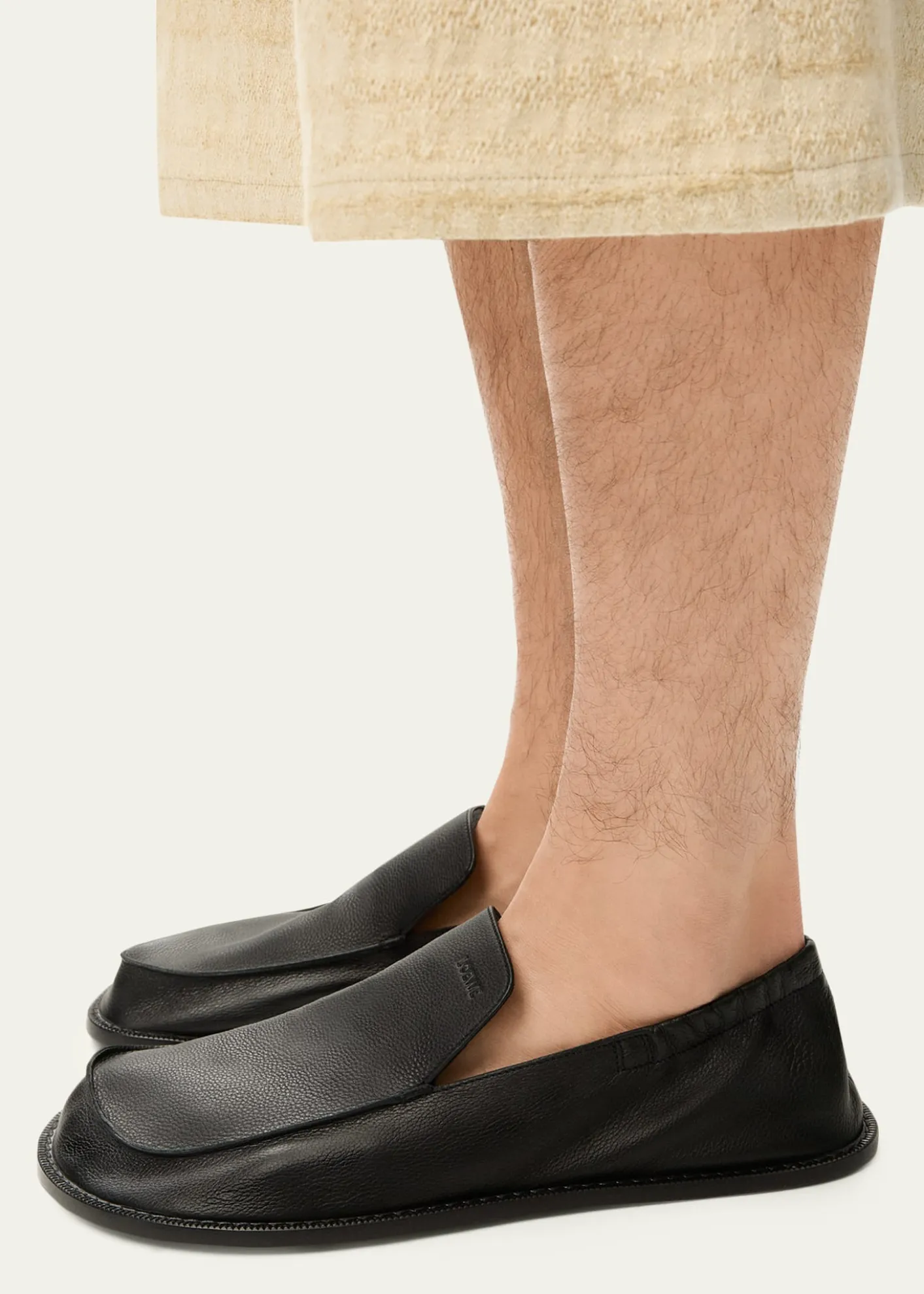 Loewex Paula's Ibiza Men's Flex Grained Leather Slip-On Loafers