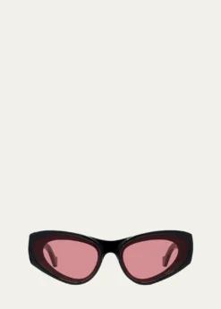 Loewex Paula's Ibiza Plastic Cat-Eye Sunglasses