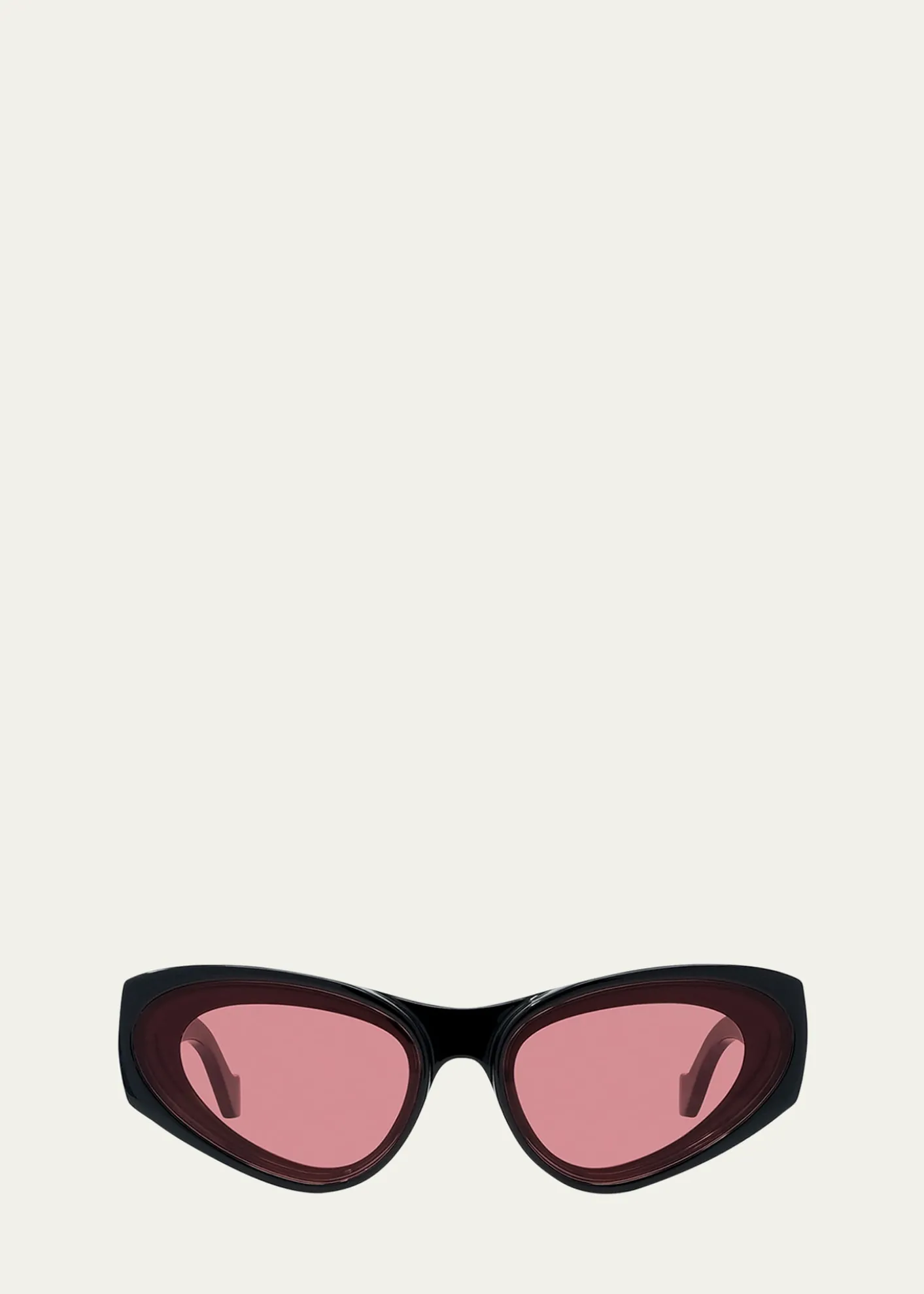 Loewex Paula's Ibiza Plastic Cat-Eye Sunglasses