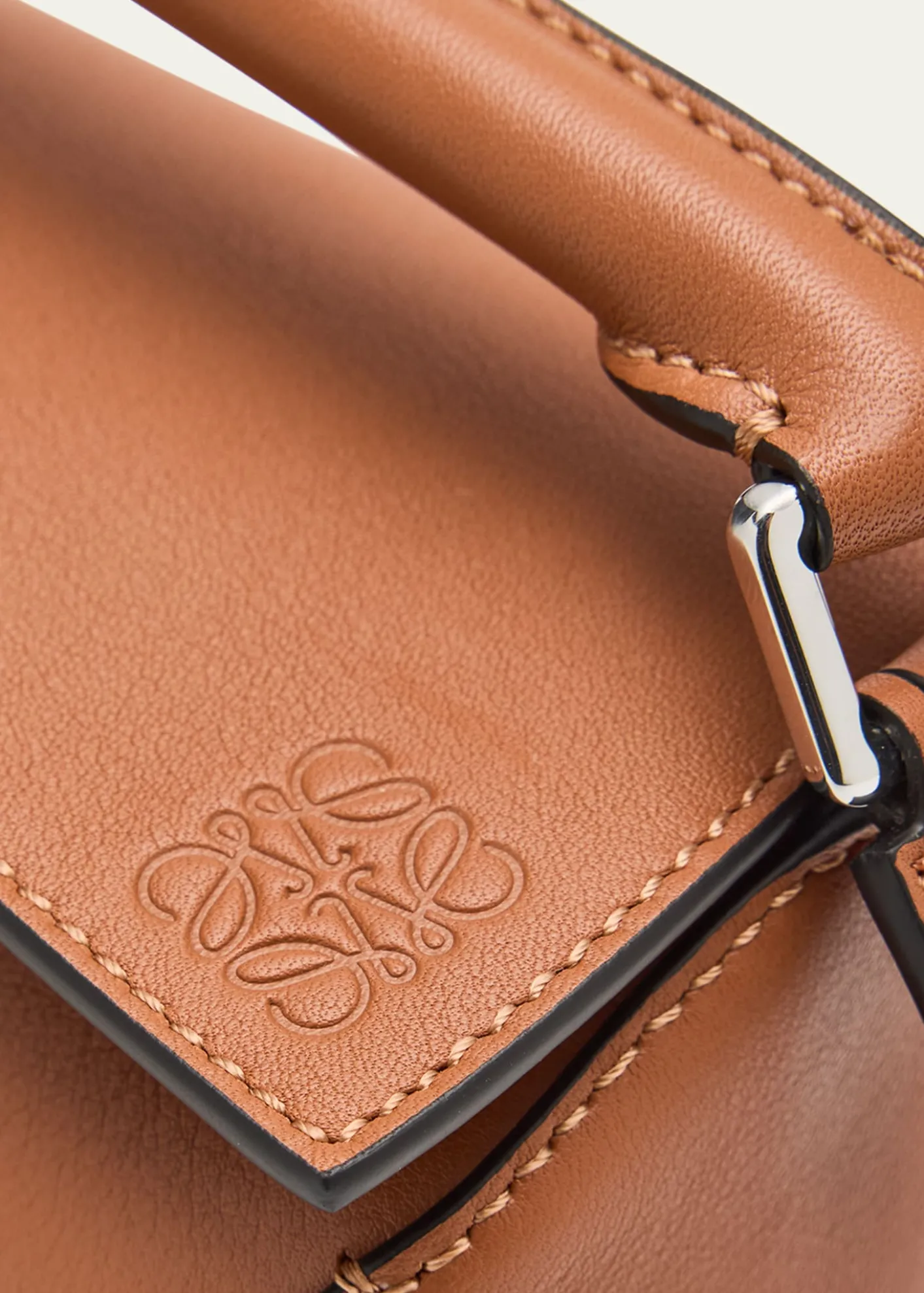 Loewex Paula's Ibiza Puzzle Edge Mini Top-Handle Bag in Leather