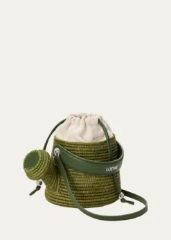 Loewex Paula's Ibiza Raffia Watering Can Crossbody Bag