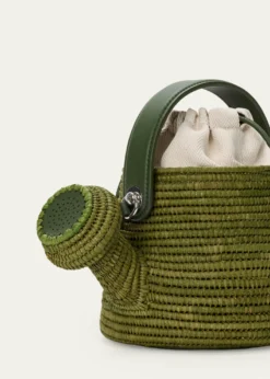 Loewex Paula's Ibiza Raffia Watering Can Crossbody Bag