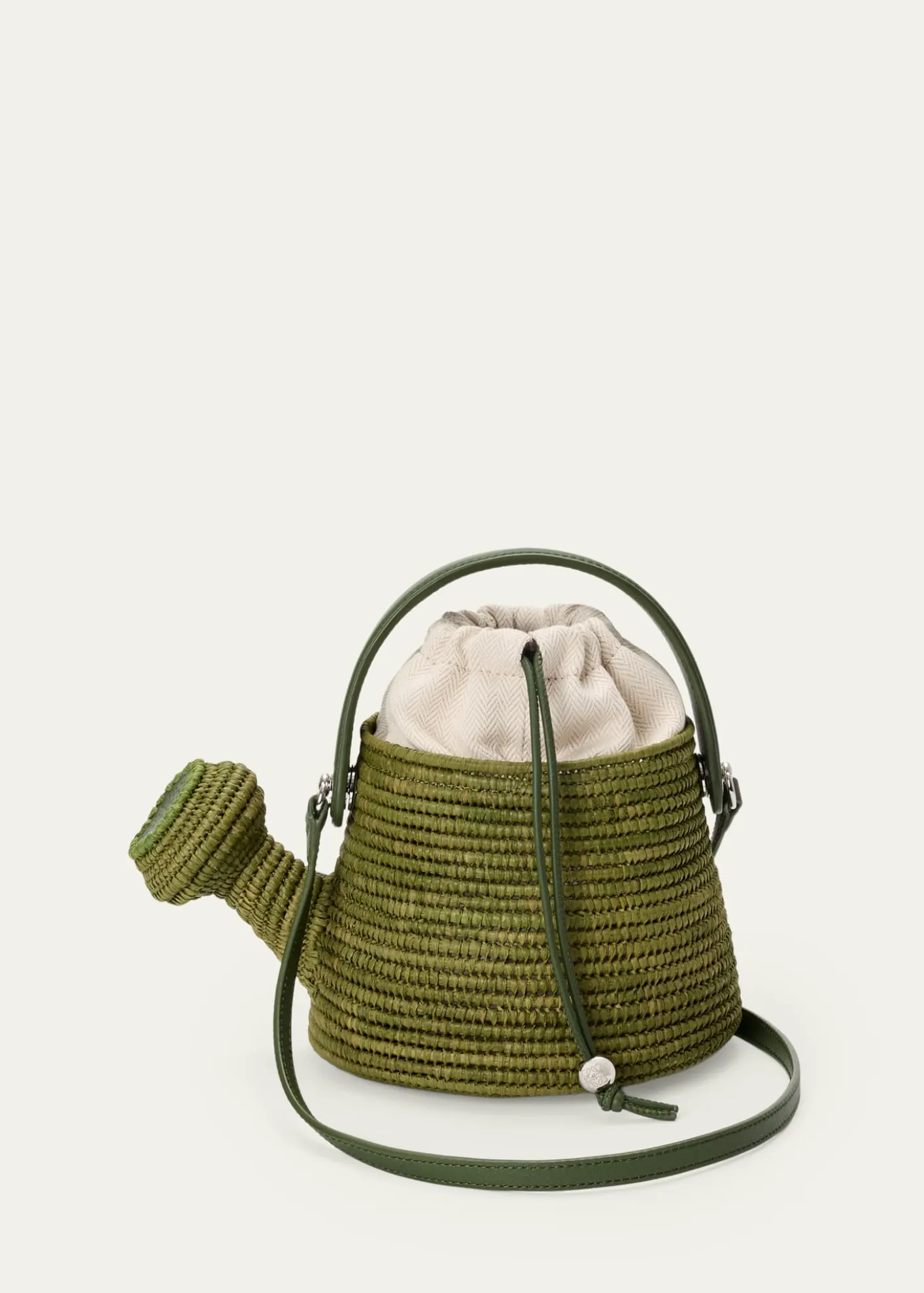 Loewex Paula's Ibiza Raffia Watering Can Crossbody Bag