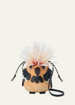 Loewex Paula's Ibiza Woven Bird Crossbody Bag