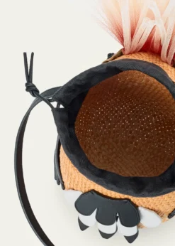Loewex Paula's Ibiza Woven Bird Crossbody Bag