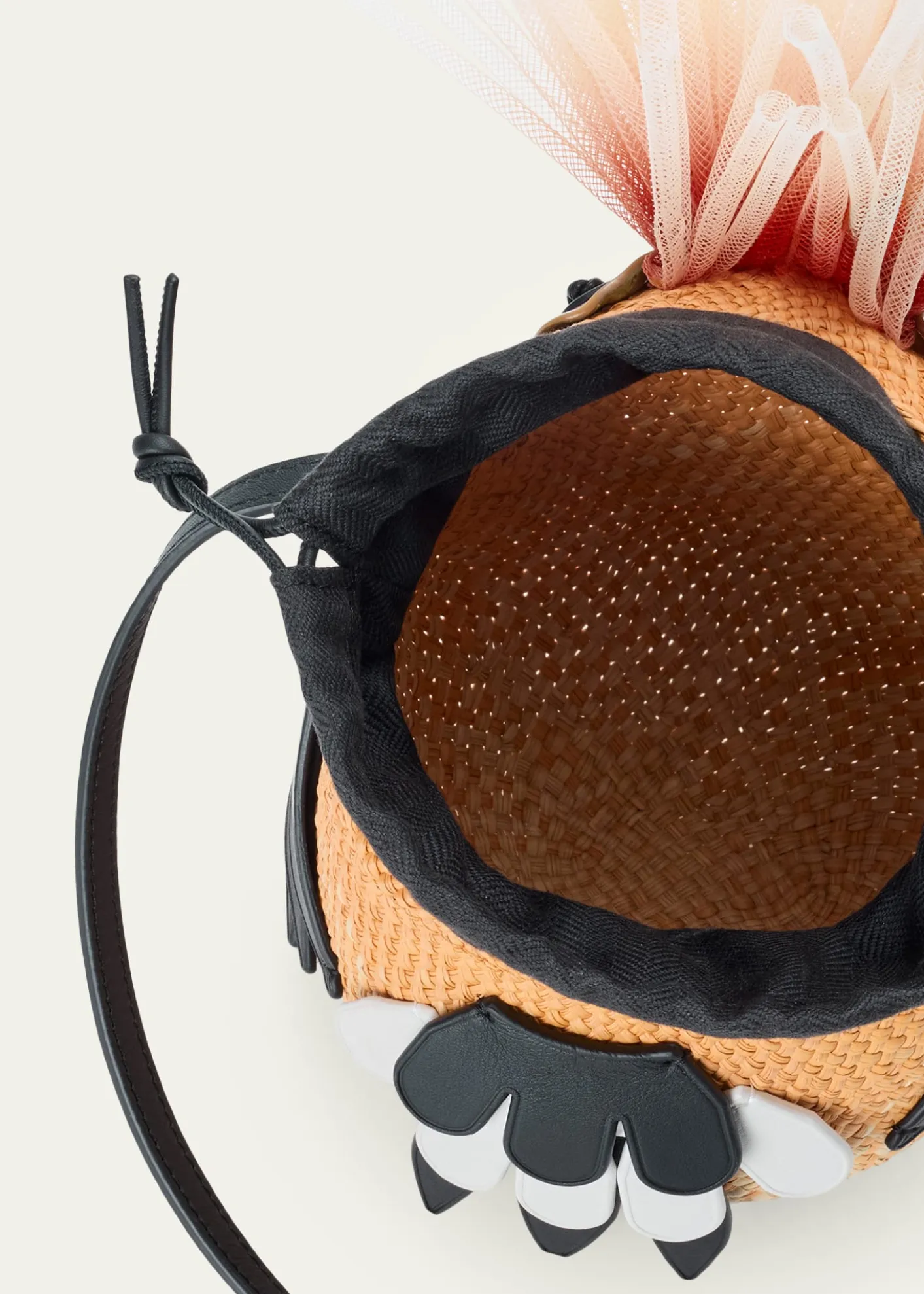 Loewex Paula's Ibiza Woven Bird Crossbody Bag