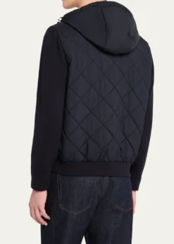 Loro PianaMen's Ampay Hooded Bomber Jacket