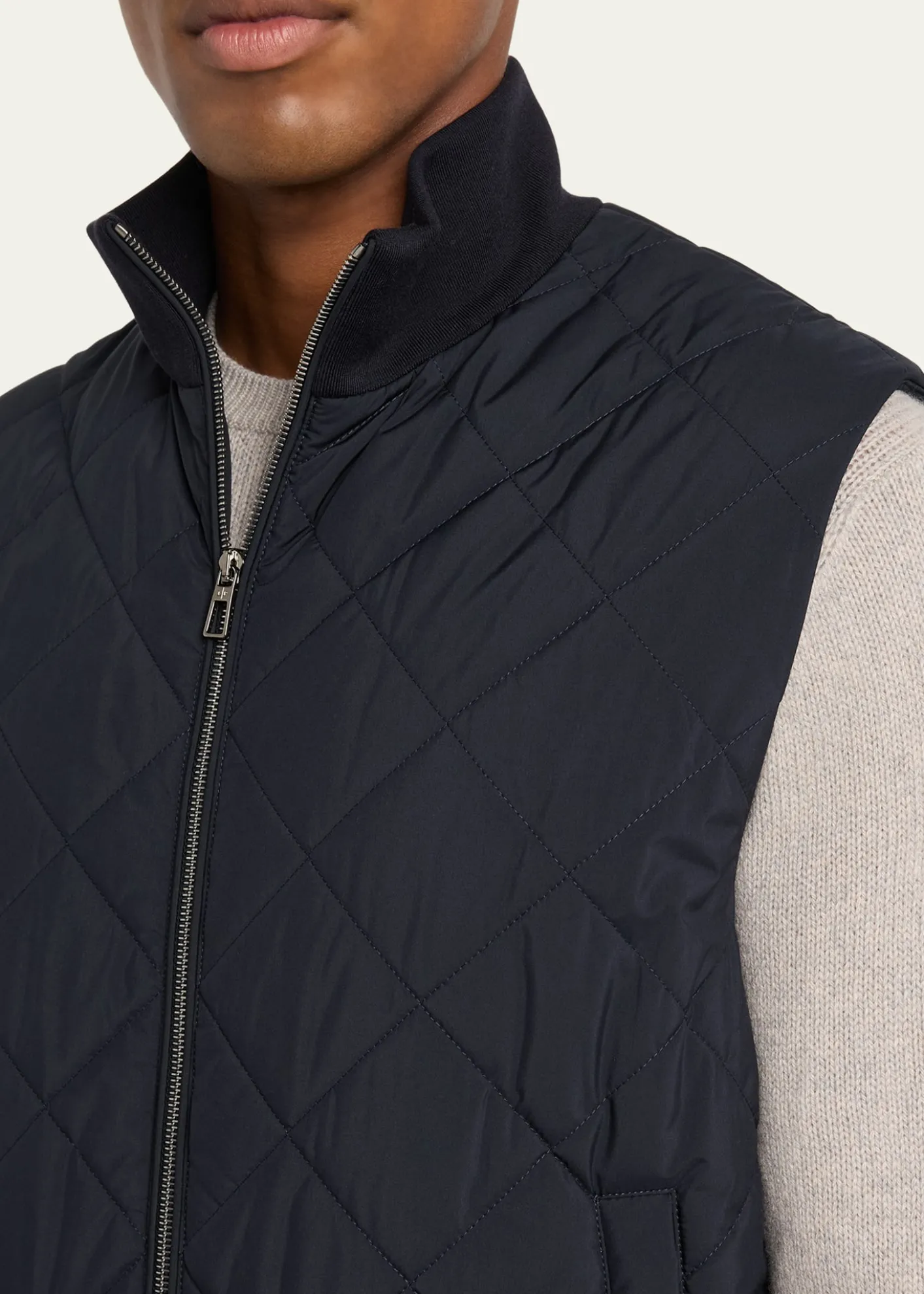 Loro PianaMen's Ampay Water-Repellent Quilted Vest