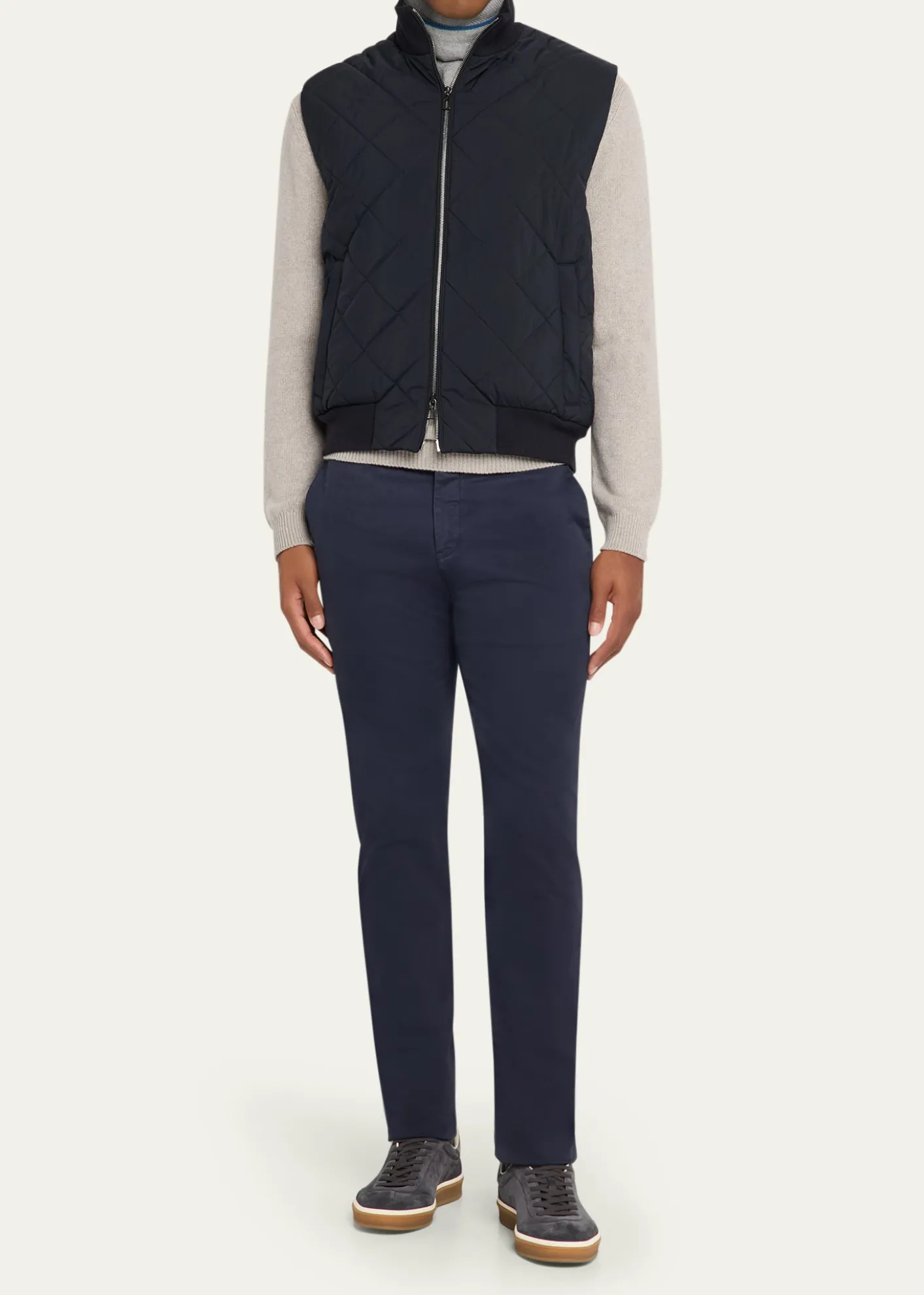 Loro PianaMen's Ampay Water-Repellent Quilted Vest