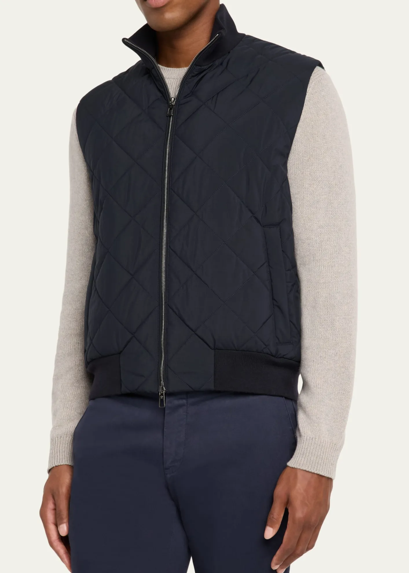 Loro PianaMen's Ampay Water-Repellent Quilted Vest