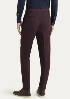 Loro PianaMen's Carlo Hyannis Straight Cotton Trousers