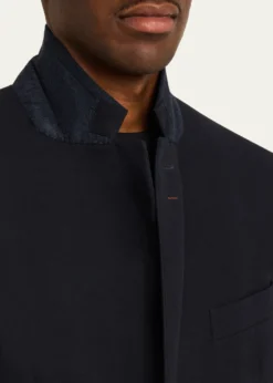 Loro PianaMen's Cotton-Wool Modern Fit Suit