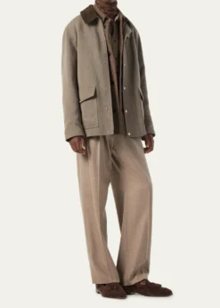 Loro PianaMen's Eiger Wool and Linen Field Jacket