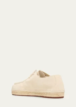 Loro PianaMen's George Walk Suede Espadrilles