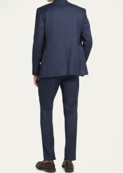 Loro PianaMen's Modern-Fit Wool Herringbone Suit