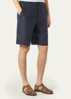 Loro PianaMen's Nolan Stretch Bermuda Shorts