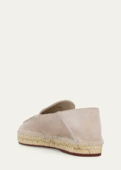 Loro PianaMen's Seaside Walk Suede Espadrilles