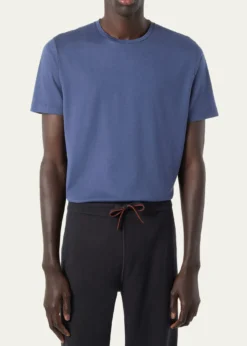 Loro PianaMen's Silk Cotton Jersey T-Shirt