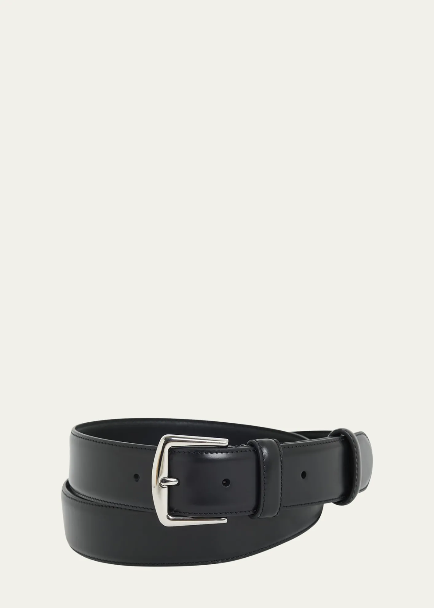 Loro PianaMen's Travis Calf Leather Belt