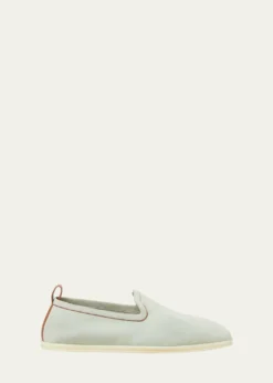 Loro PianaMen's Venice Walk Suede Loafers
