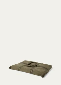 Loro PianaMen's Wind Nylon and Leather Duffel Bag