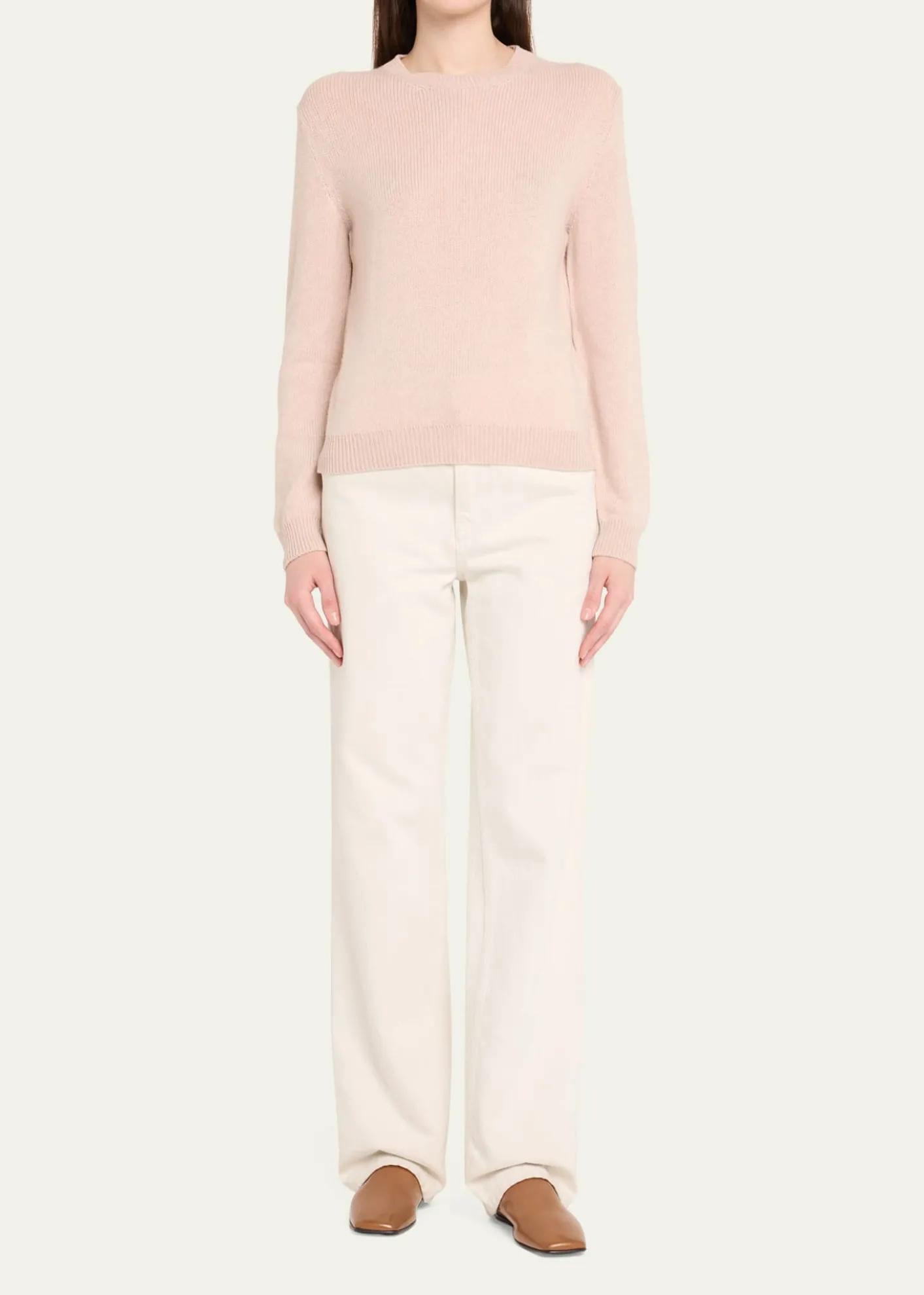 Loro PianaAlba Lambskin Flat Mules