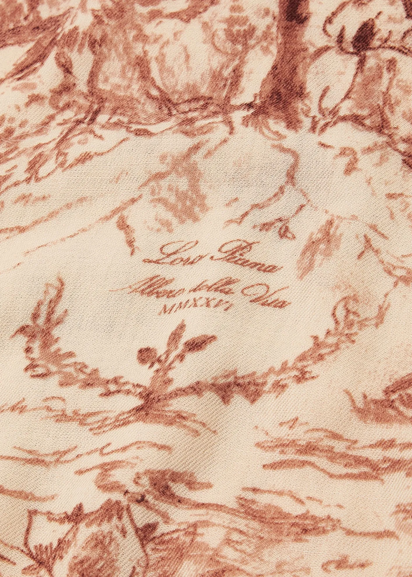 Loro PianaAlbero della Vita Wool Maxi Stole