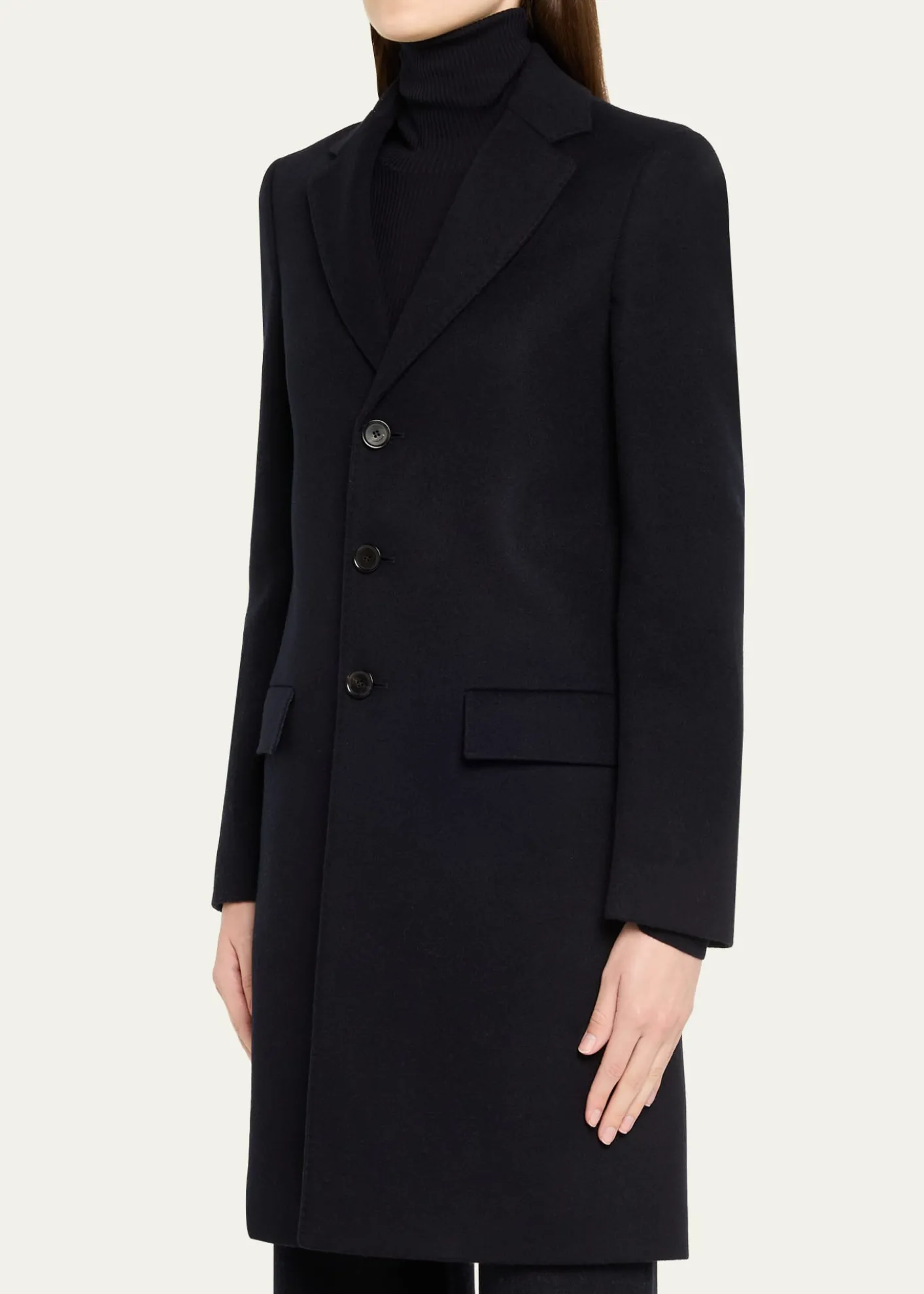 Loro PianaAlby Single-Breasted Cashmere Coat