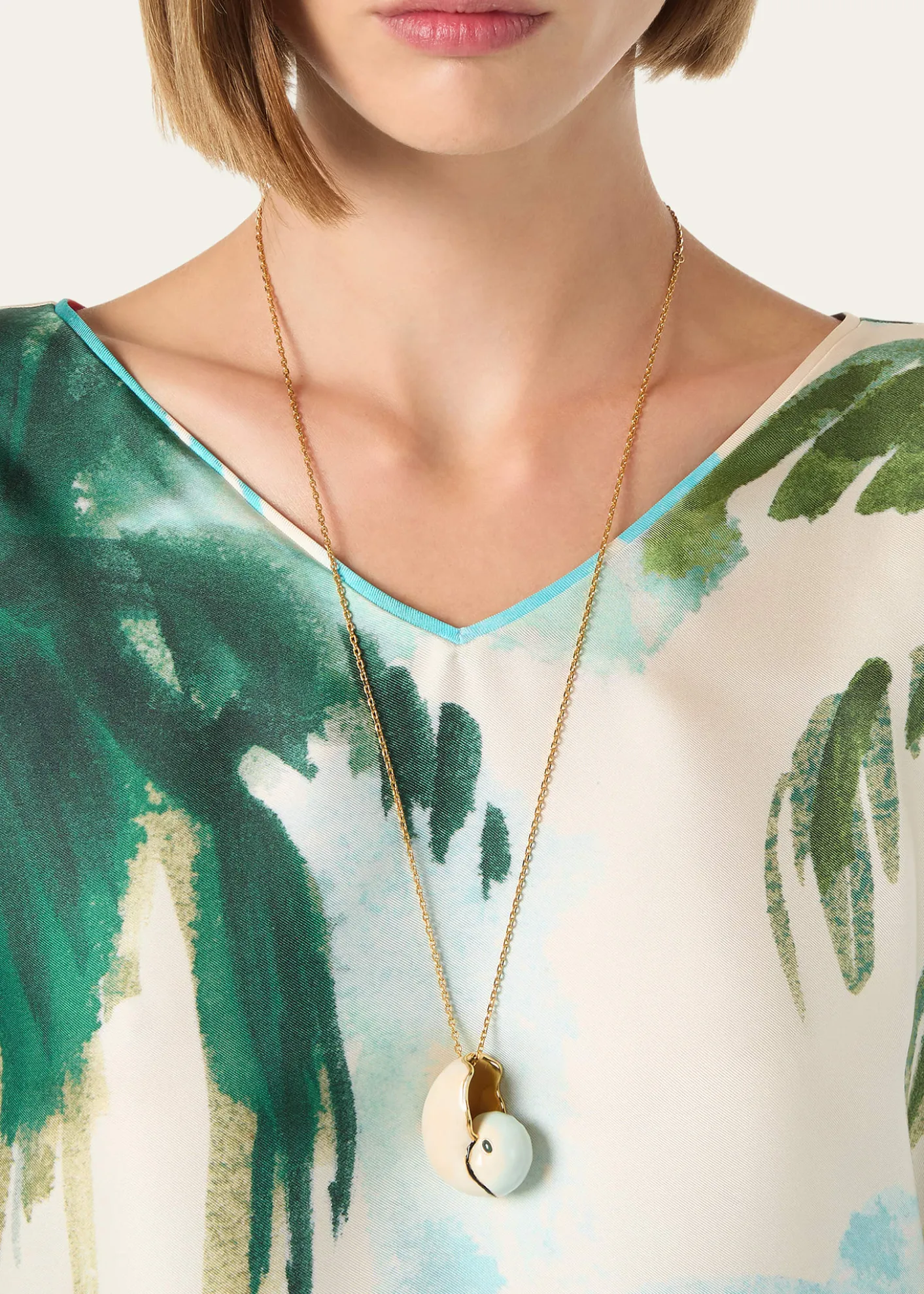 Loro PianaAllison Tropical Landscape Silk Dress