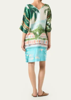 Loro PianaAllison Tropical Landscape Silk Dress