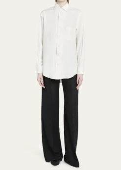 Loro PianaAndre Button Down Silk Blouse