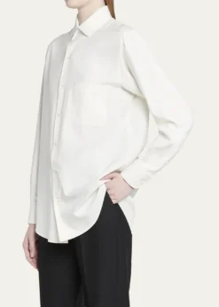 Loro PianaAndre Button Down Silk Blouse