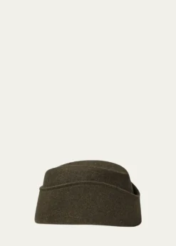 Loro PianaAngie Rabbit Felt Side Cap