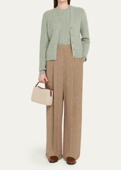 Loro PianaBaby Cashmere Cable Knit Cardigan