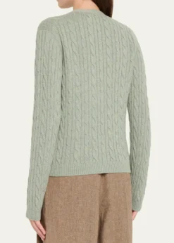 Loro PianaBaby Cashmere Cable Knit Cardigan
