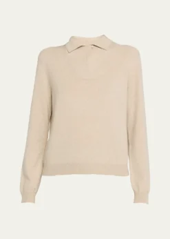 Loro PianaBaby Cashmere Classic Polo Sweater