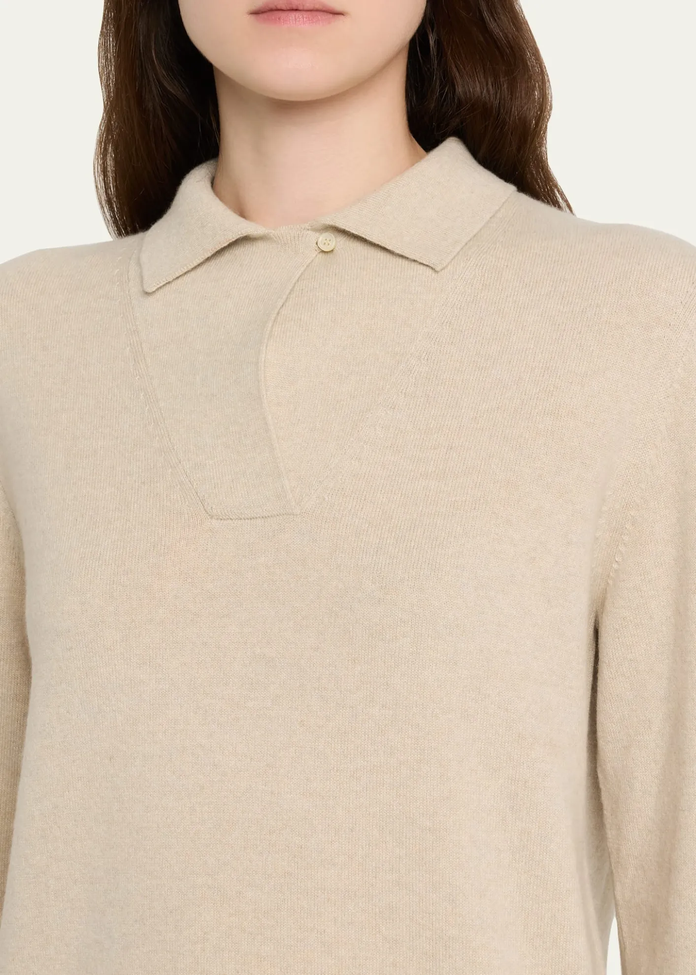 Loro PianaBaby Cashmere Classic Polo Sweater