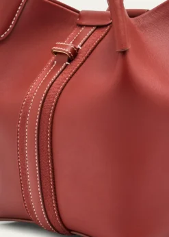 Loro PianaBale Leather Top-Handle Bag