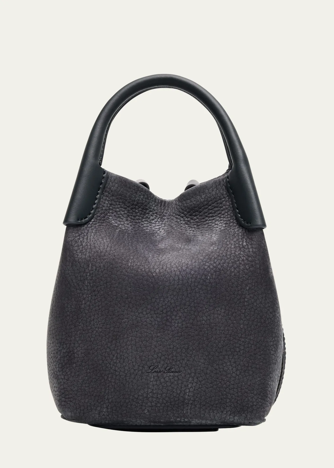 Loro PianaBale Micro Grained Nubuck Shoulder Bag
