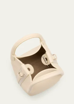 Loro PianaBale Micro Grain Leather Crossbody Bag
