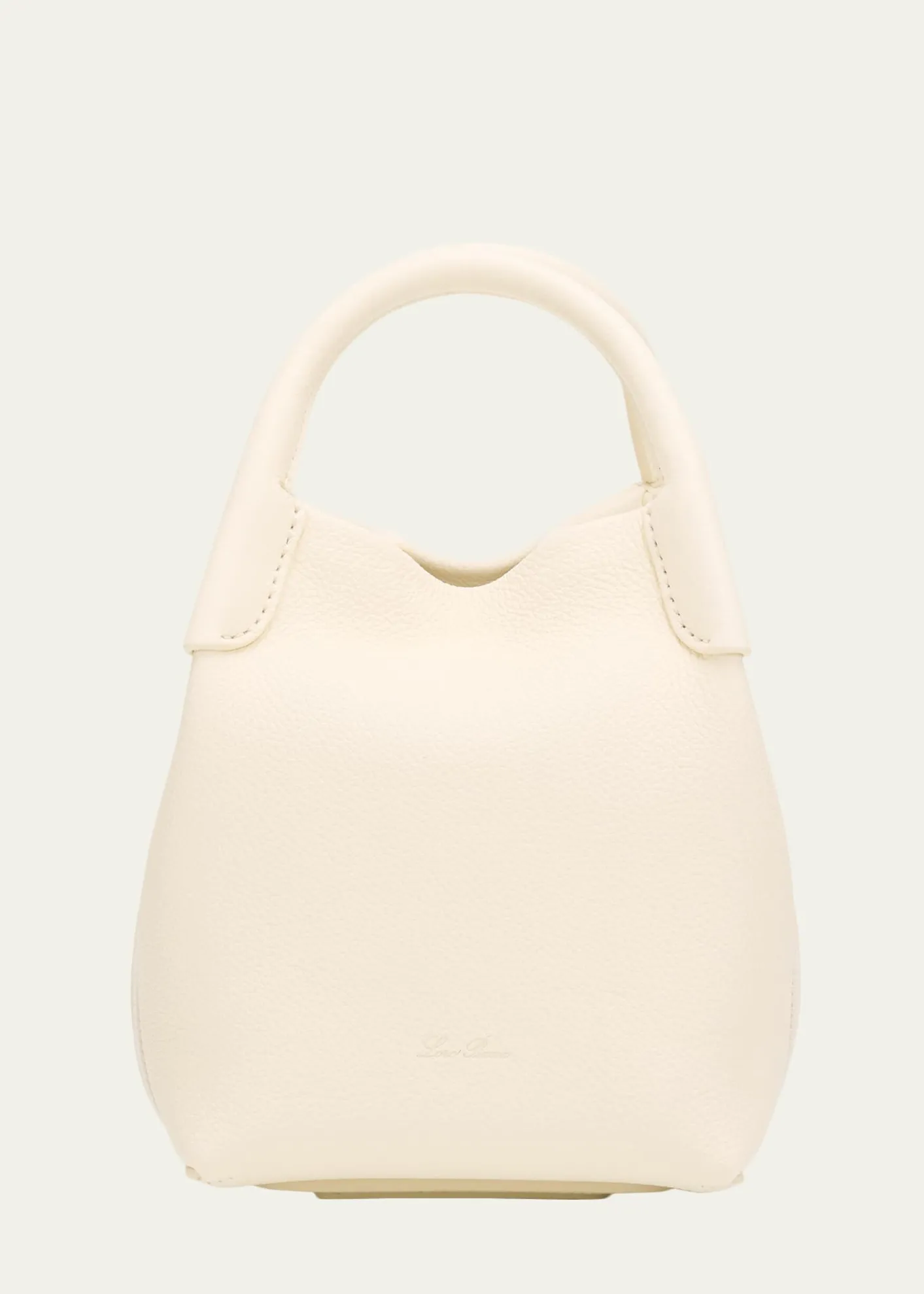 Loro PianaBale Micro Grain Leather Crossbody Bag