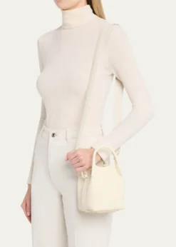 Loro PianaBale Micro Grain Leather Crossbody Bag