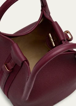 Loro PianaBale Micro Grain Leather Crossbody Bag