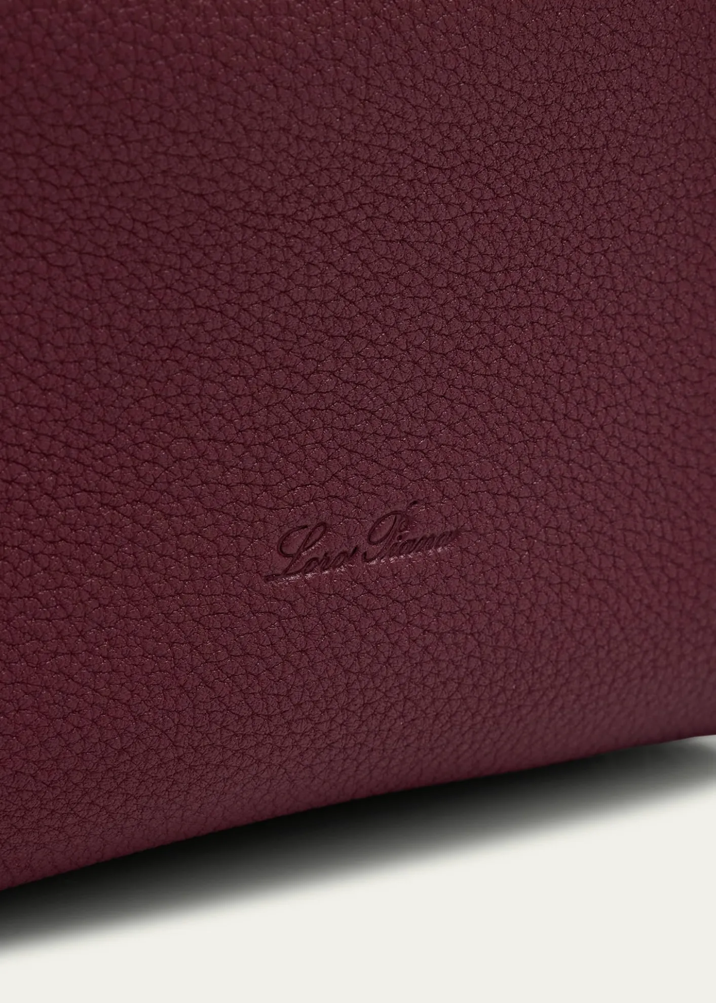 Loro PianaBale Micro Grain Leather Crossbody Bag