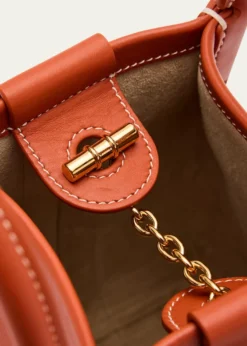 Loro PianaBale Micro Rounded Leather Top-Handle Bag