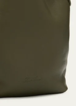 Loro PianaBale Micro Softy Leather Top-Handle Bucket Bag