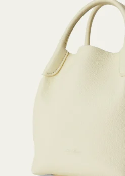 Loro PianaBale Small Leather Top-Handle Bag